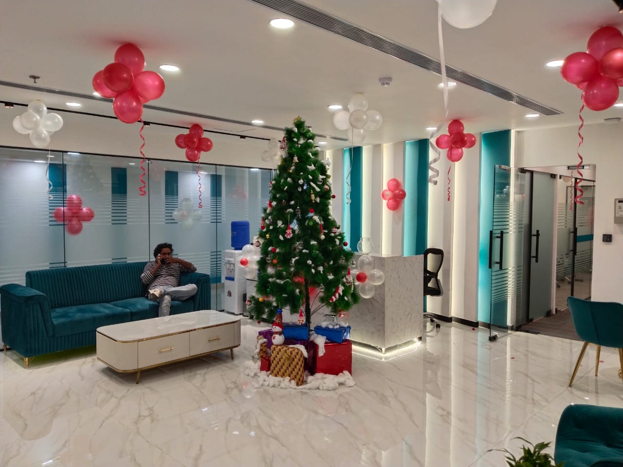 office Christmas decoration Gurgaon
