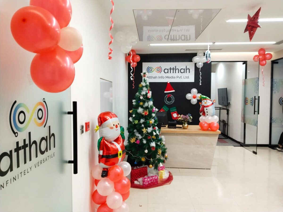 Office Christmas decoration in Gurgaon